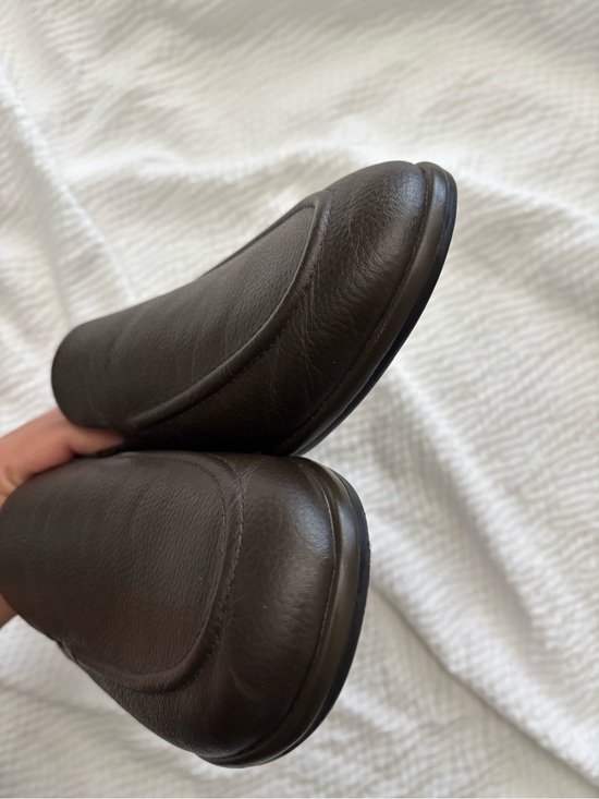 Vince Pebbled Chocolate Leather Hann Loafers main image 7